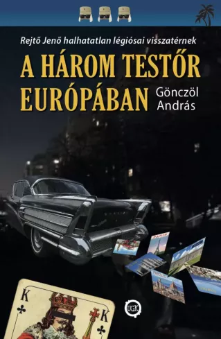 A három testőr Európában borító