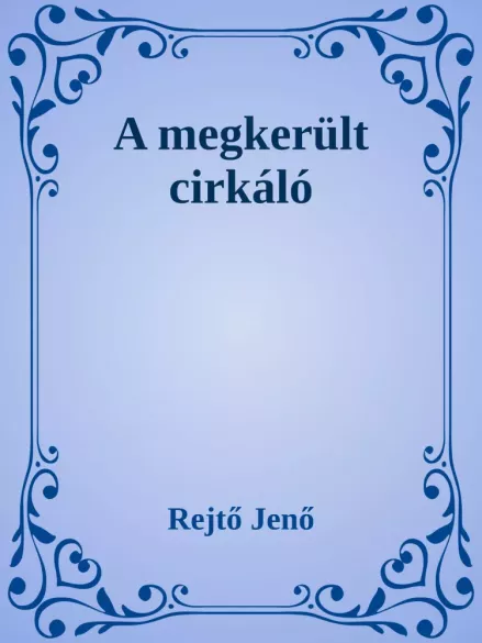 A megkerült cirkáló borító