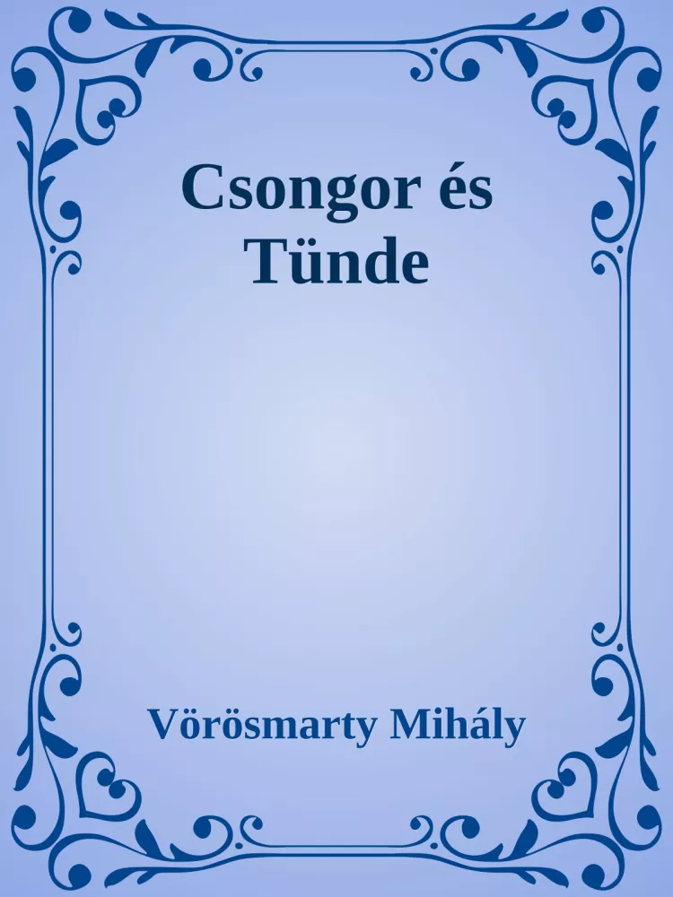 Csongor és Tünde borító