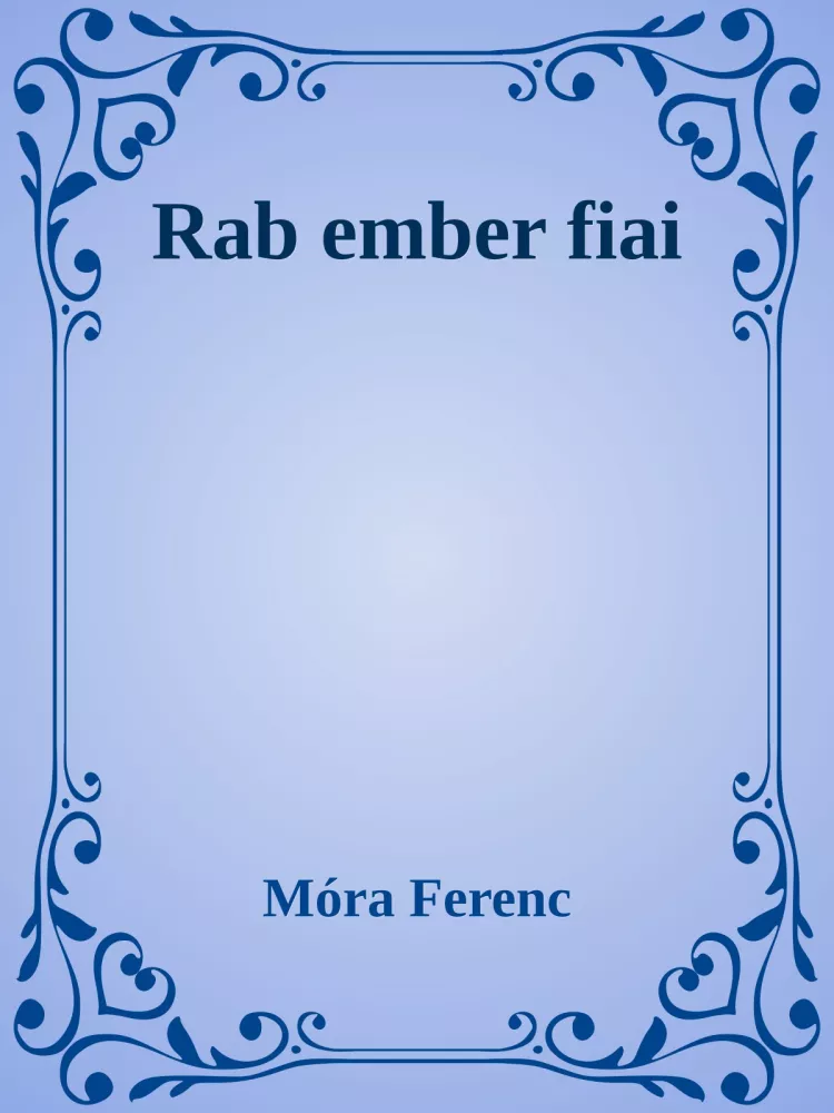 Rab ember fiai borító
