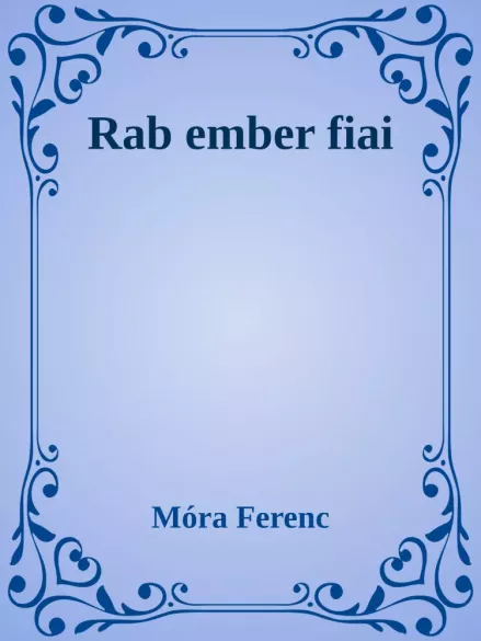 Rab ember fiai borító