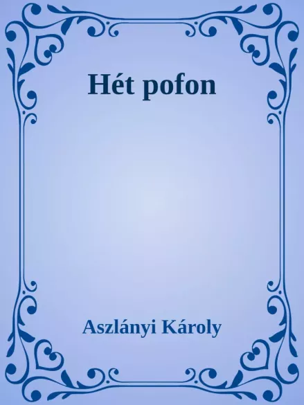 Hét pofon borító