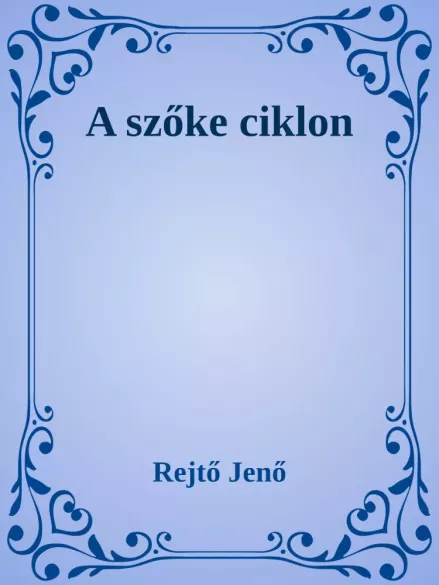A szőke ciklon borító