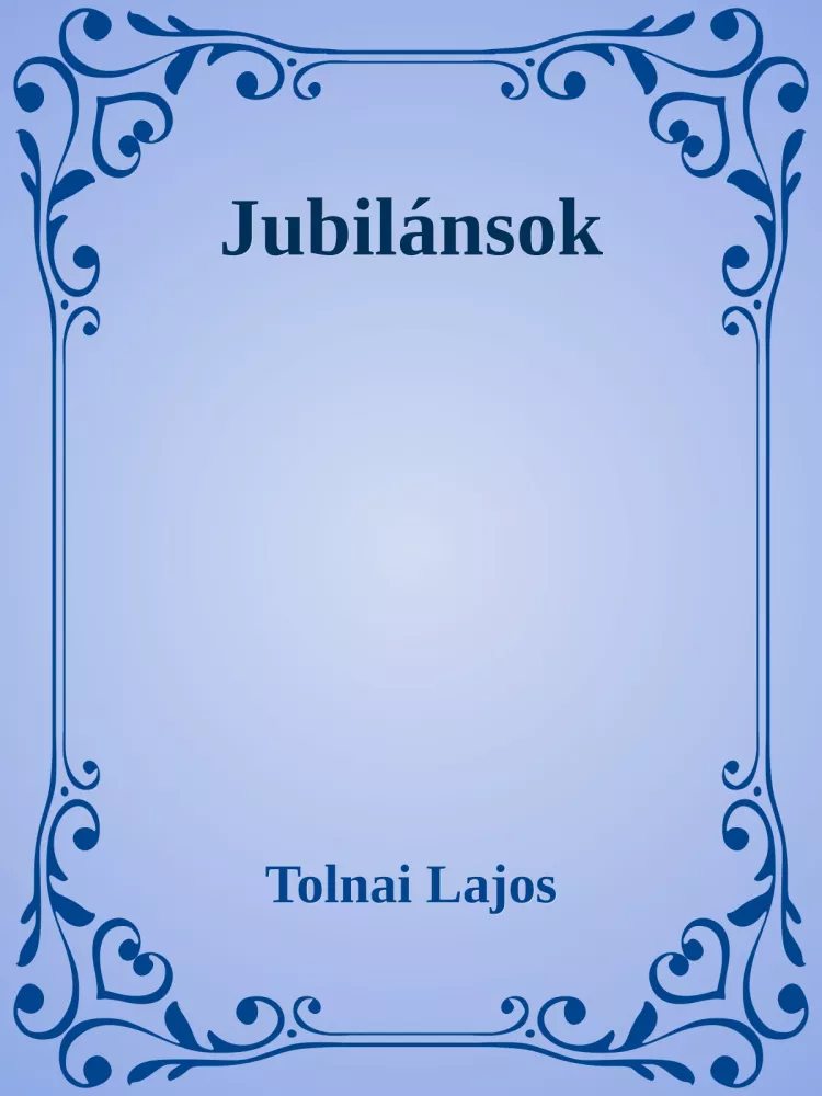Jubilánsok borító