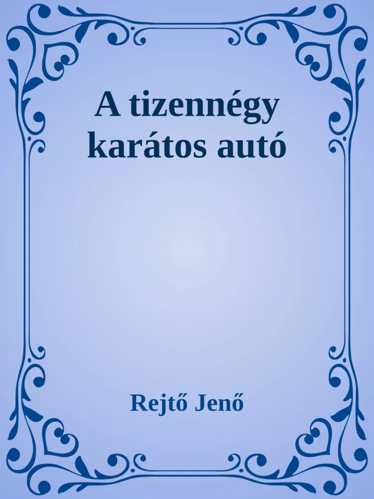A tizennégy karátos autó borító