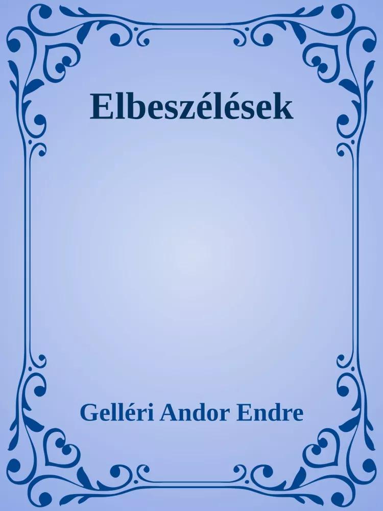 Elbeszélések borító
