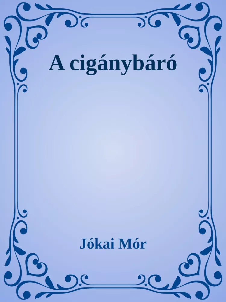 A cigánybáró borító