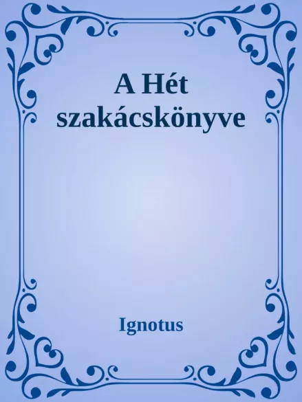 A hét szakácskönyve