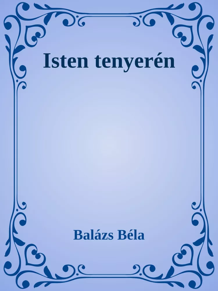 Isten tenyerén borító