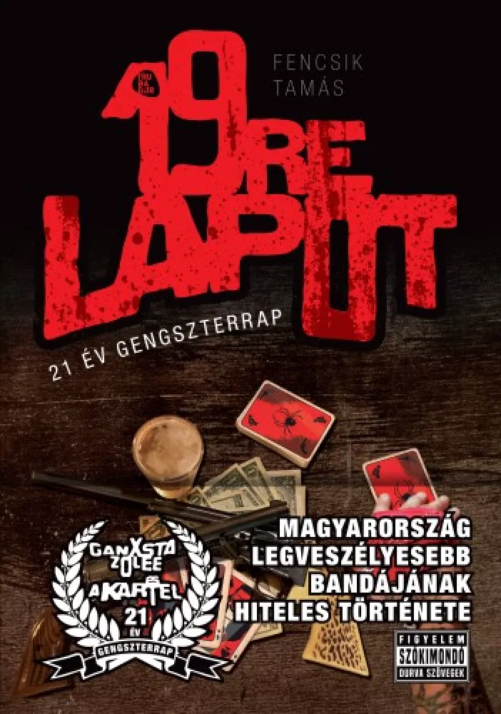19-re lapot - 21 év gengszterrap borító