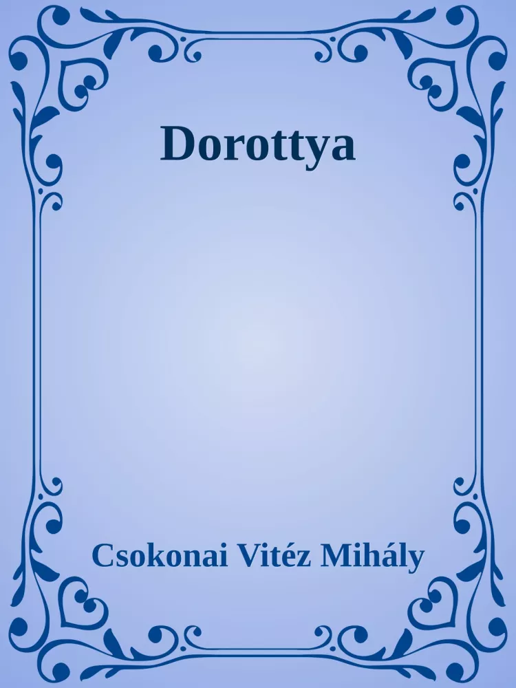 Dorottya borító