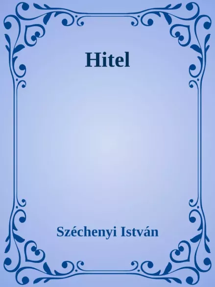 Hitel borító