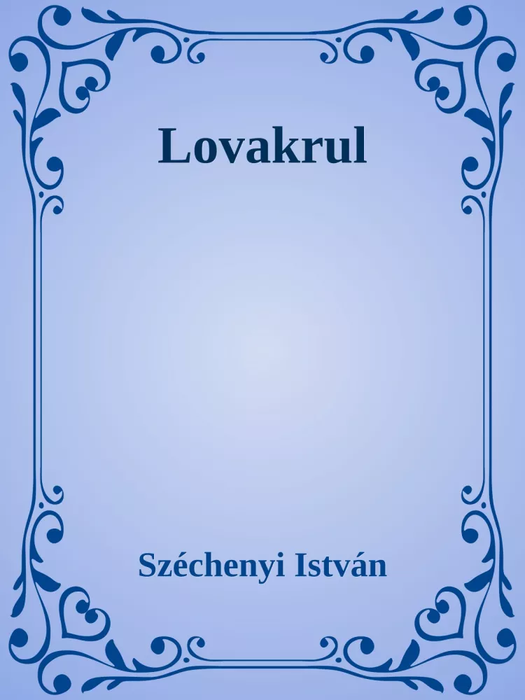 Lovakrul borító
