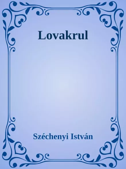 Lovakrul borító