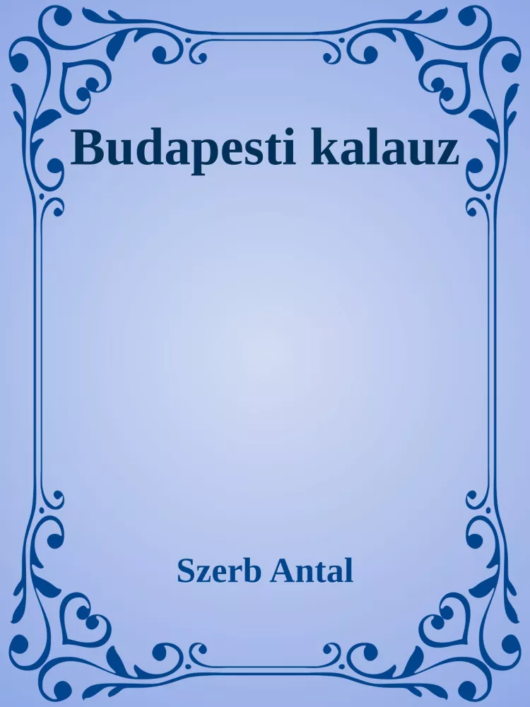 Budapesti kalauz borító