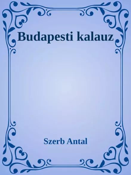 Budapesti kalauz borító
