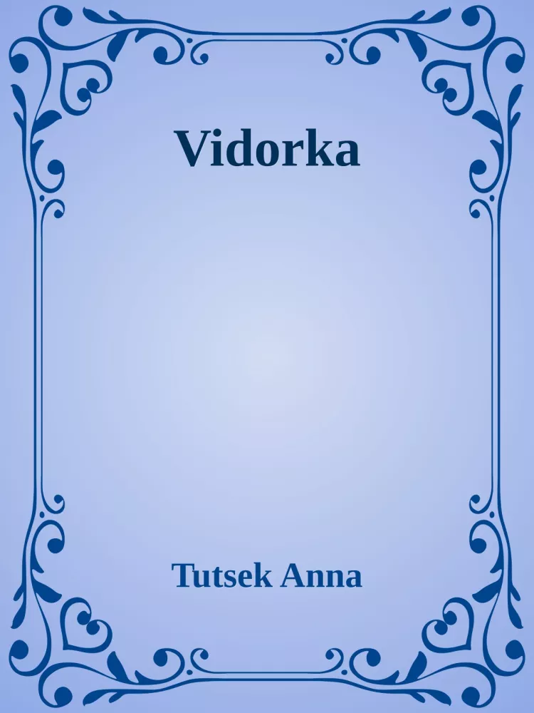 Vidorka borító