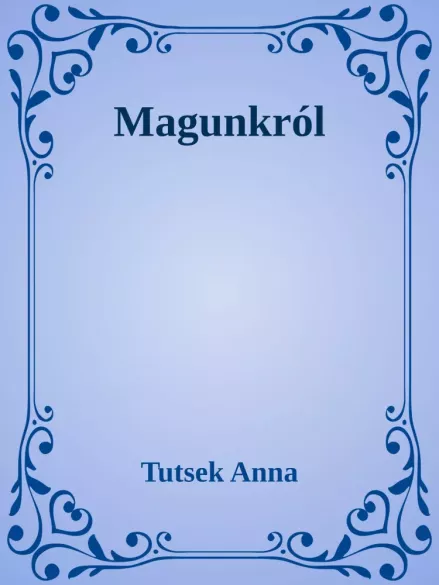 Magunkról borító