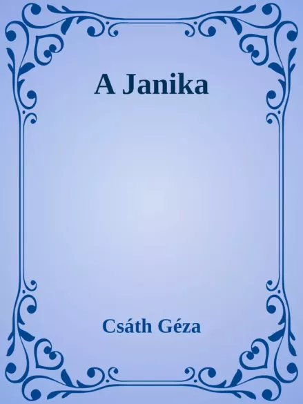 A Janika borító