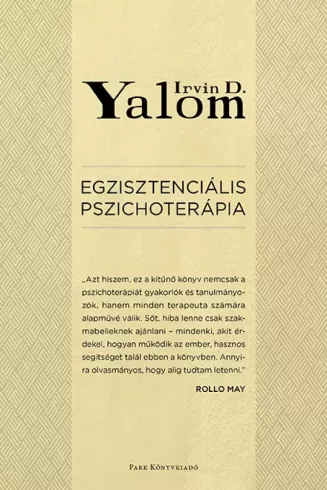 Egzisztenciális pszichoterápia borító