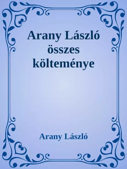Arany László összes költeménye borító
