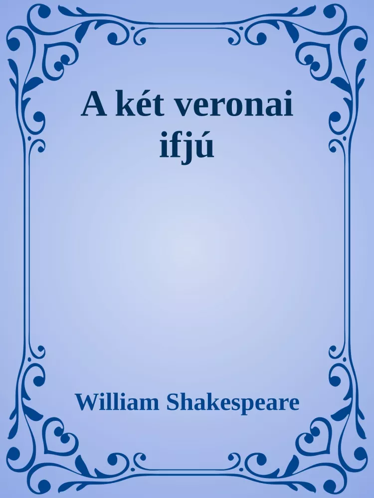 Két veronai ifjú borító