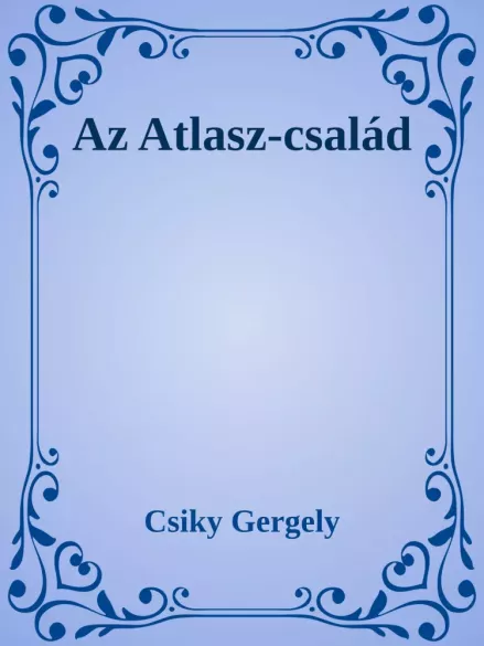 Az Atlasz-család borító