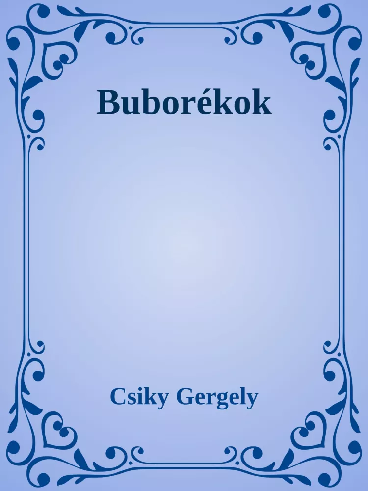 Buborékok borító