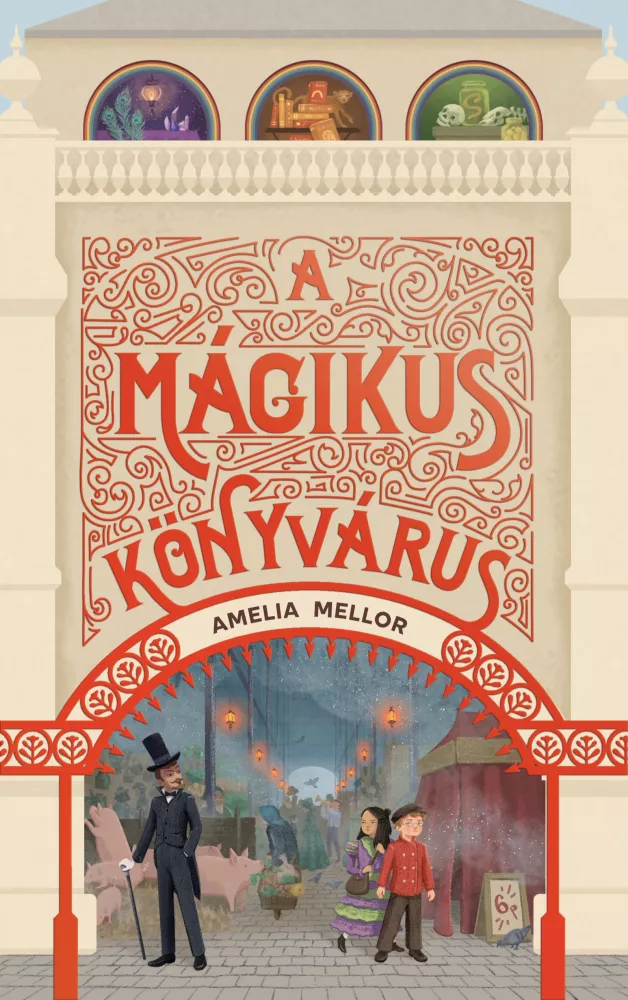 A mágikus könyvárus borító