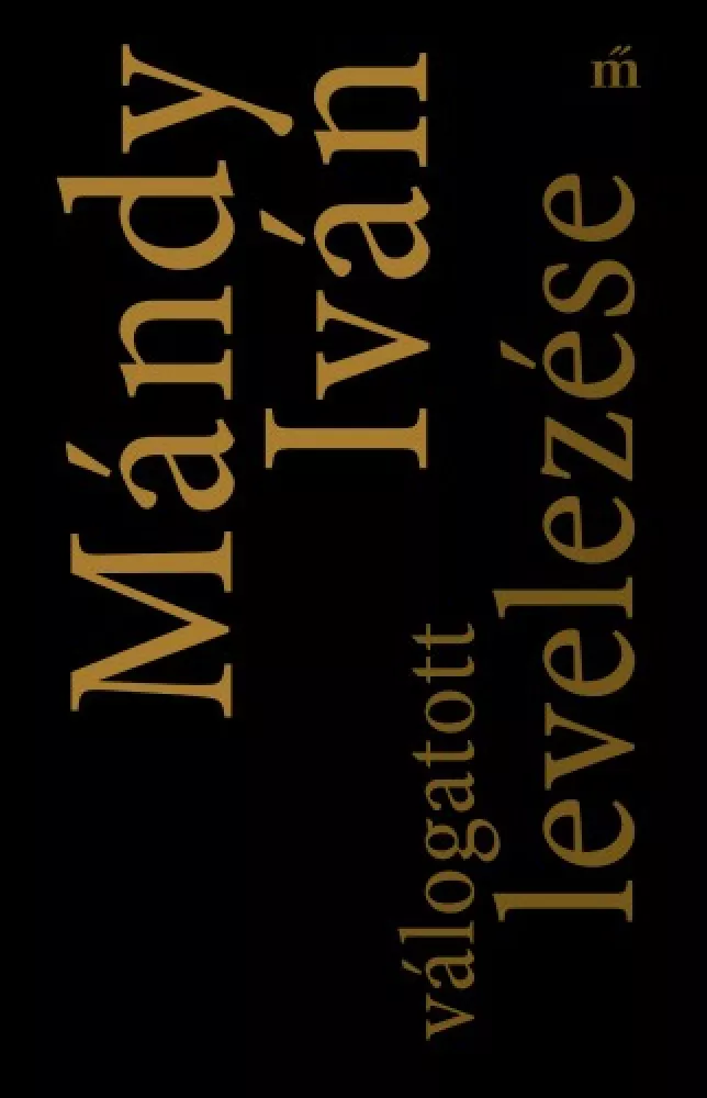 Mándy Iván válogatott levelezése borító