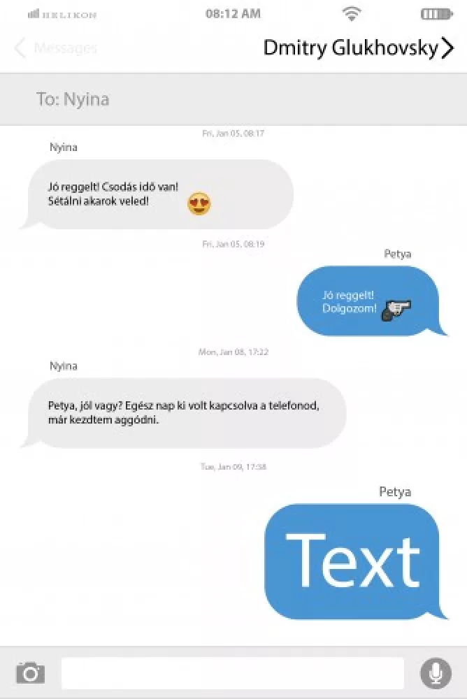 Text borító