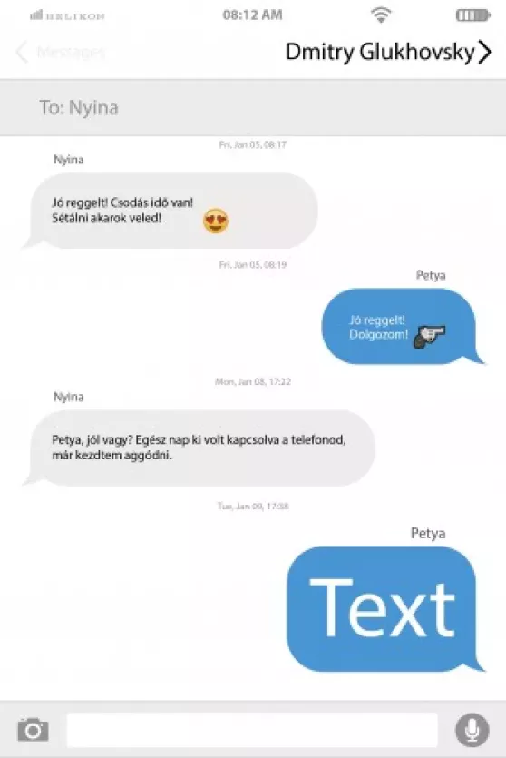 Text borító
