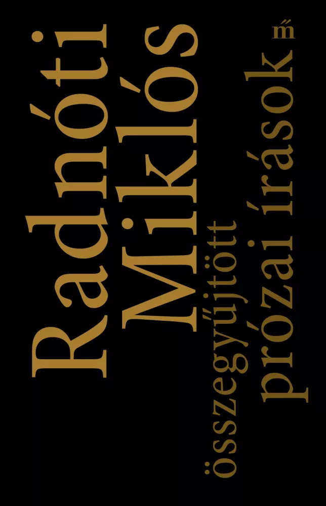 Összegyűjtött prózai írások borító