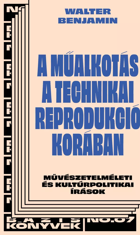 A műalkotás a technikai reprodukció korában borító