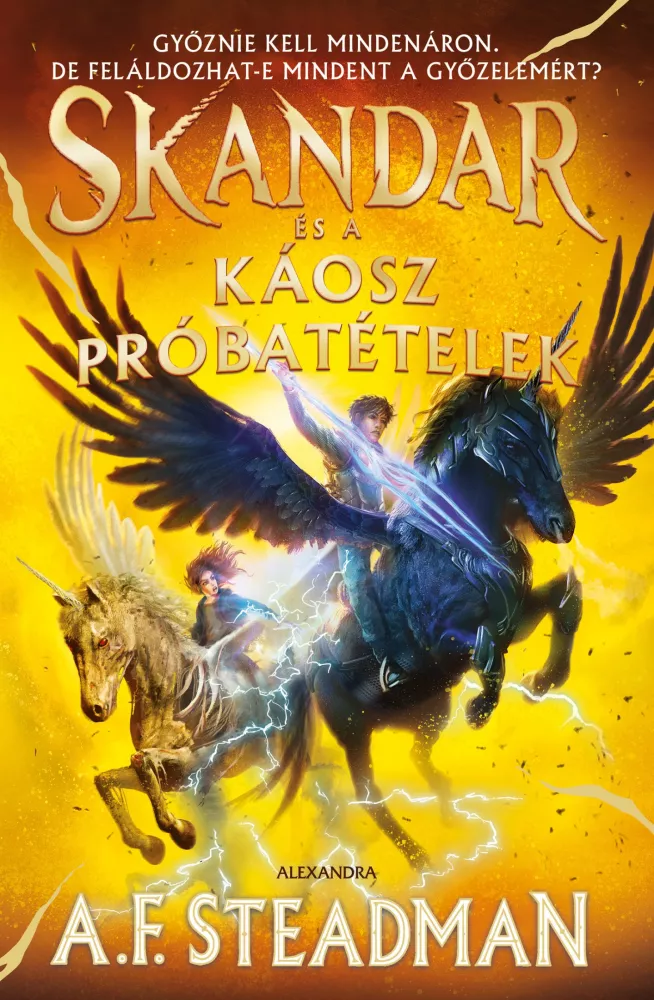 Skandar és a Káosz Próbatételek borító