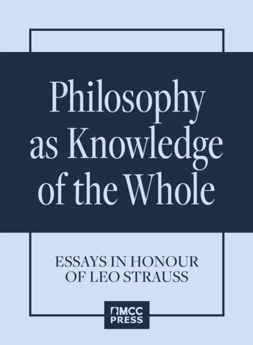 Philosophy as Knowledge of the Whole borító