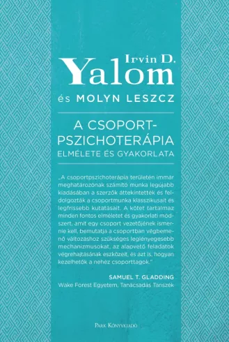 A csoportpszichoterápia elmélete és gyakorlata borító