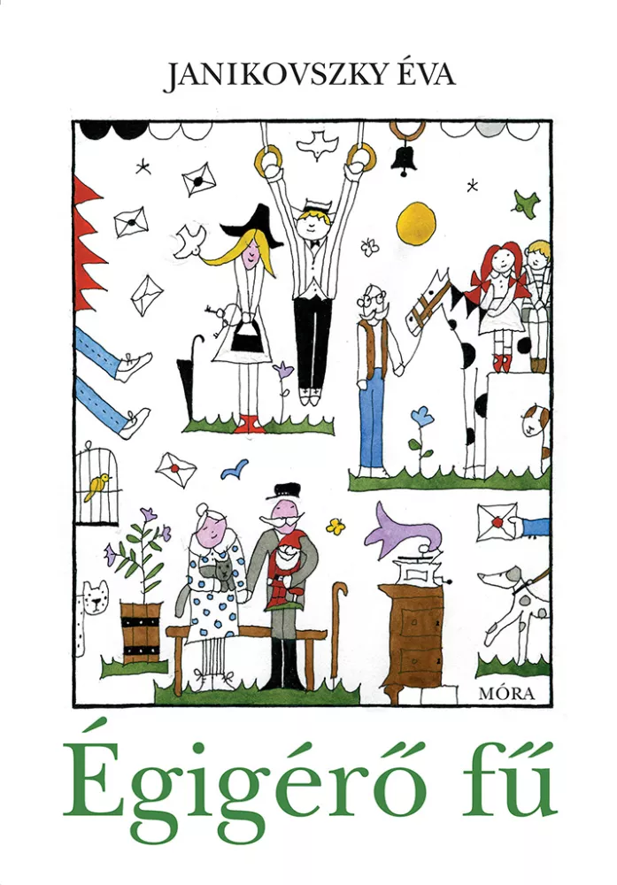 Égigérő fű borító