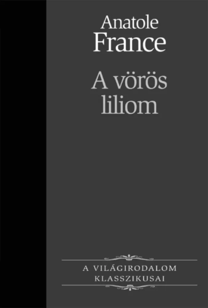 A vörös liliom borító