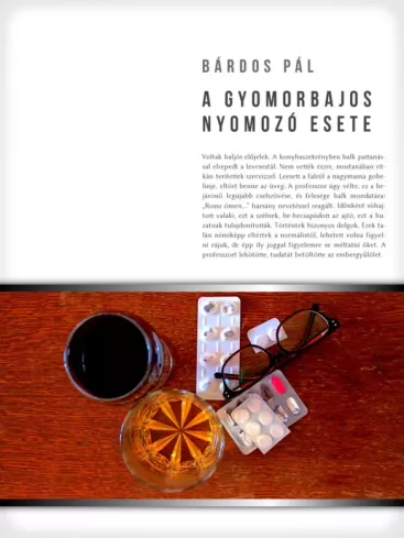 A gyomorbajos nyomozó esete borító