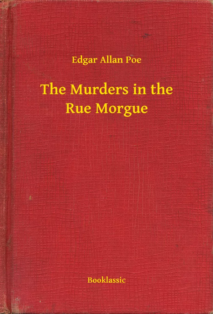 The Murders in the Rue Morgue borító