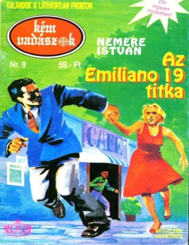 Az Emiliano 19. titka borító