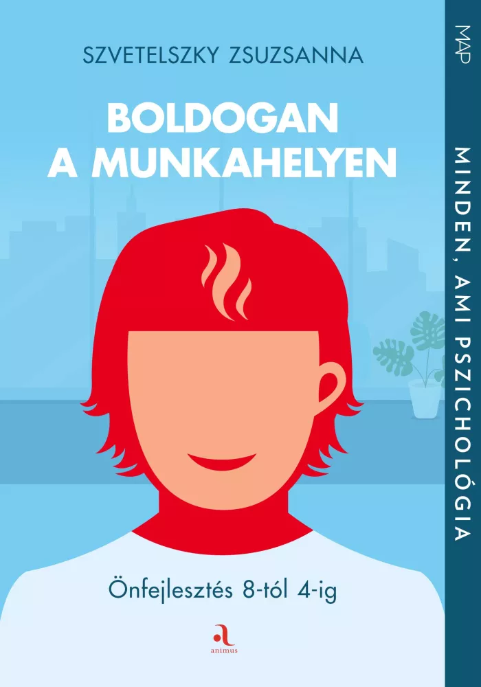 Boldogan a munkahelyen borító