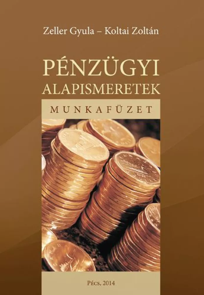 Pénzügyi alapismeretek - munkafüzet borító
