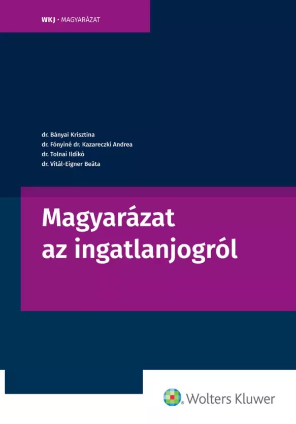 Magyarázataz ingatlanjogról borító