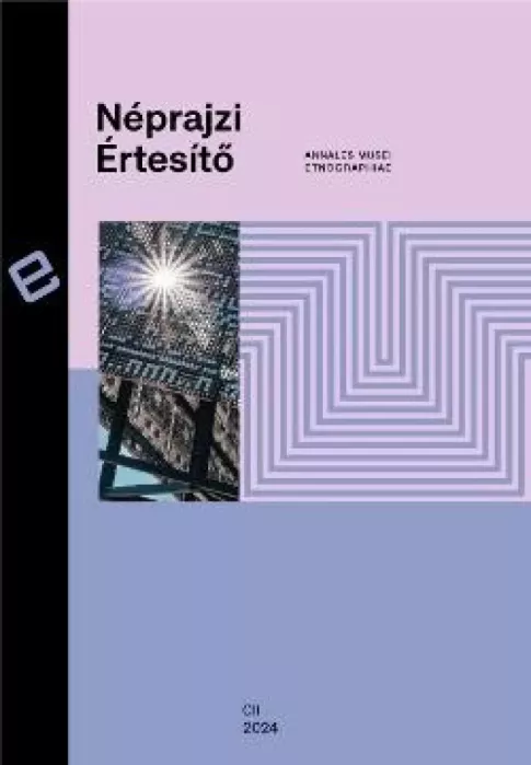 Néprajzi Értesítő CII borító