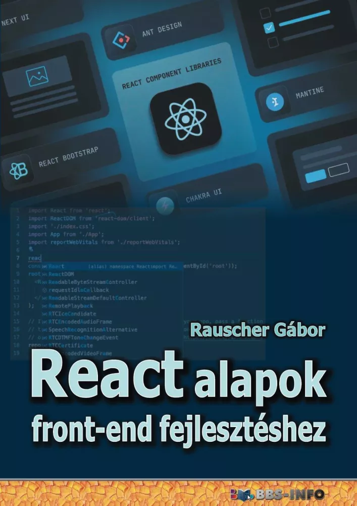 React alapok front end fejlesztéshez borító