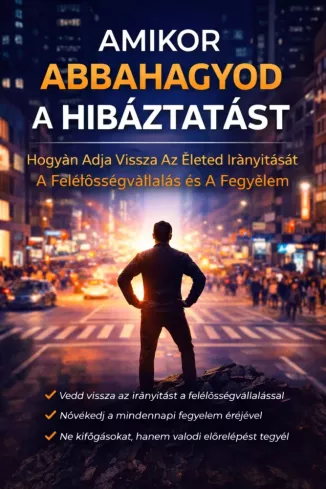 Amikor abbahagyod a hibáztatást borító