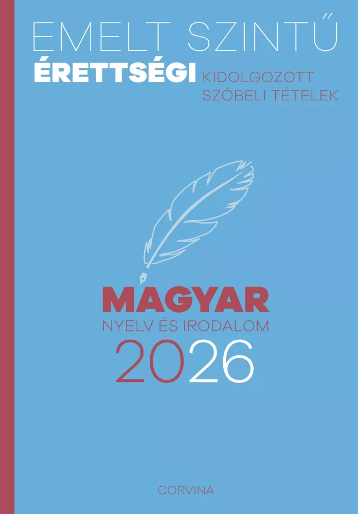 Emelt szintű érettségi – magyar nyelv és irodalom 2026 borító