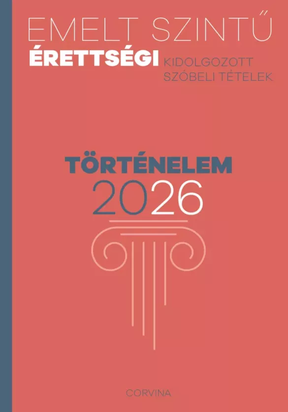 Emelt szintű érettségi - történelem 2026 borító